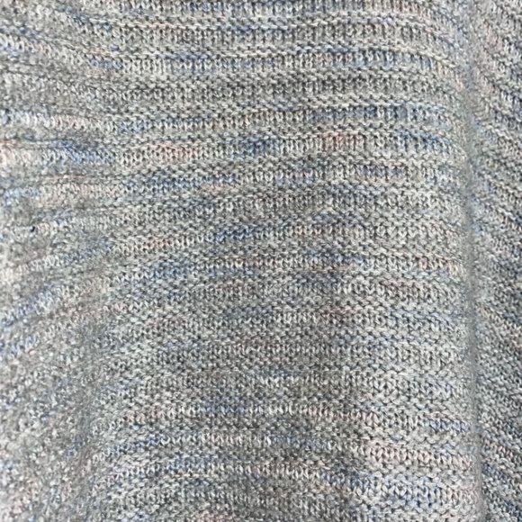 Cozy Oversized Boxy Pastel Marbled Gray Shrug S/M - Picture 3 of 9